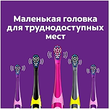 Дитяча електрична зубна щітка, суперм'яка, Barbie, рожева 3 - Colgate Electric Motion Barbie — фото N7