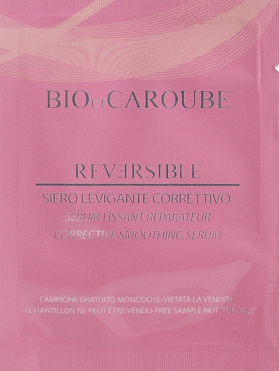 Коригувальна розгладжувальна сироватка для обличчя - Bio et Caroube Reversible Corrective Smoothing Serum (пробник) — фото N1