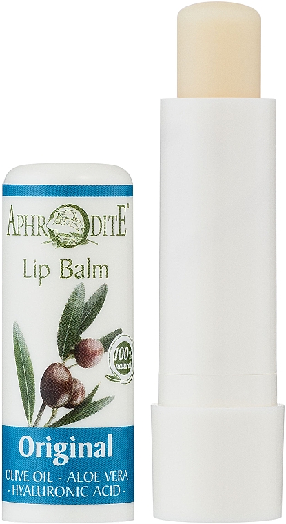 Бальзам для губ натуральний оливковий SPF 10 - Aphrodite Instant Hydration Original Lip Balm SPF 10 — фото N2