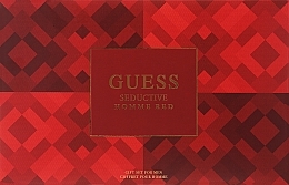 Guess Seductive Red Homme - Набір (edt/100 ml + deo/226 ml + sh/gel/100 ml + bag/1pc) — фото N3