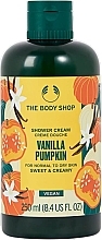 Парфумерія, косметика Крем для душу "Ваніль і гарбуз" - The Body Shop Vanilla Pumpkin Shower Cream