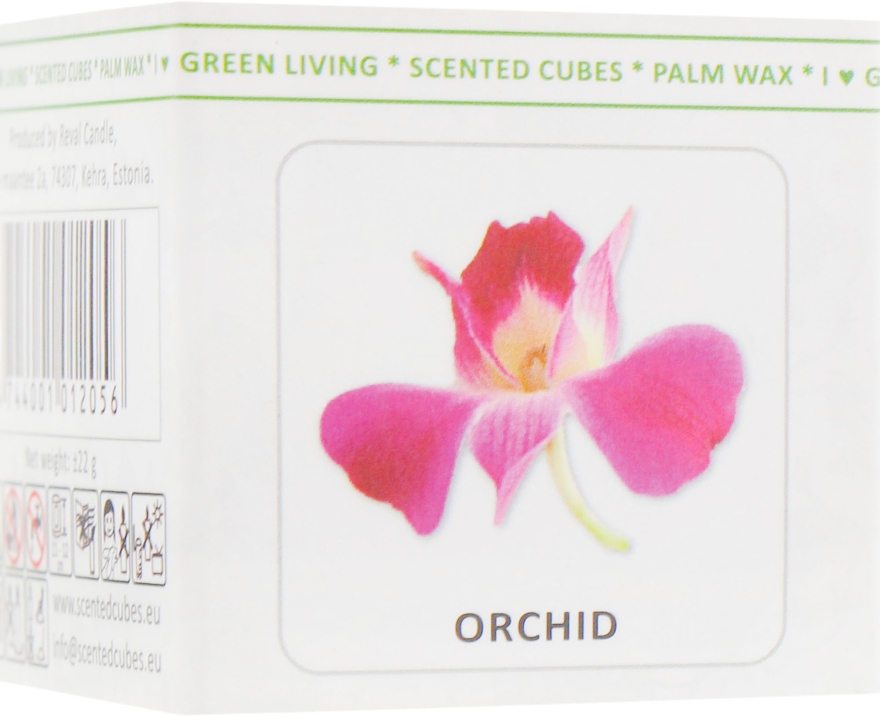 Аромакубики "Орхидея" - Scented Cubes Orchid Candle — фото N1