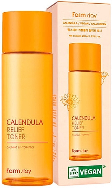 Тонер для обличчя з календулою - Farmstay Calendula Relief Toner — фото N1