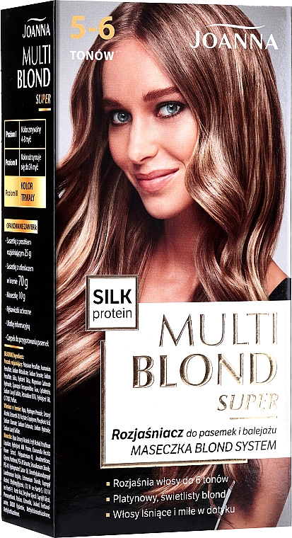 Освітлювач для волосся - Joanna Multi Blond 5 - 6 Tones