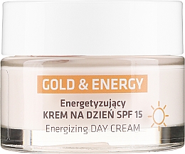 Дневной стимулирующий крем - Floslek Anti-Aging Gold & Energy Energizing Day Cream SPF 15 — фото N1