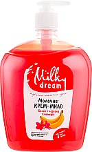 Парфумерія, косметика Рідке мило "Банан і червона плюмерія" - Milky Dream