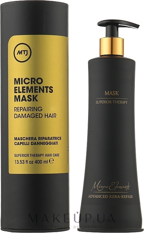 Маска для волосся - MTJ Cosmetics Superior Therapy Microelements Mask — фото 400ml