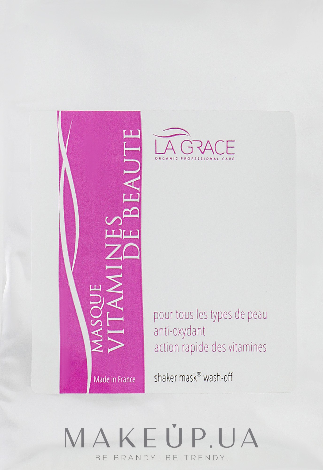 Маска для покращення кольору обличчя "Вітаміни краси" з витяжкою з вишні - La Grace Masque Vitamines De Beaute — фото 25g