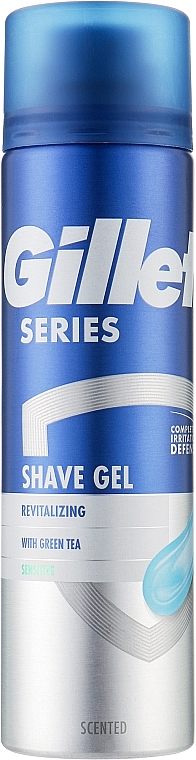 Гель для бритья - Gillette Series Revitalizing Shave Gel With Green Tea — фото N8