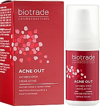 Активний крем для шкіри, схильної до акне та вугрового висипу - Biotrade Acne Out Active Cream — фото N3