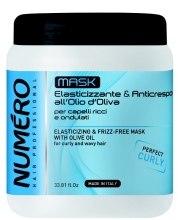 Маска для вьющихся волос с оливковым маслом - Brelil Numero Elasticizing Mask — фото N3