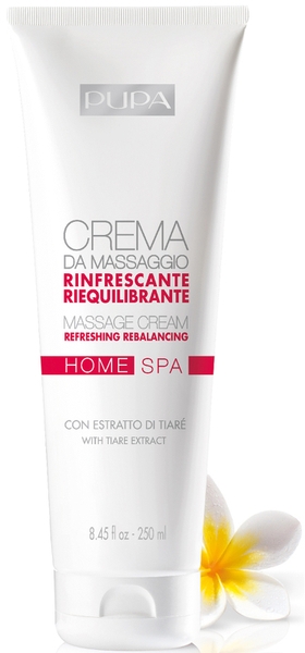 Масажний крем для відновлення балансу - Pupa Home Spa Massage Cream Refreshing Rebalancing — фото N1