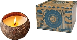 Ароматична свічка "Ваніль" - Himalaya dal 1989 Handmade Vegetable Candle In A Coconut Shell — фото N1