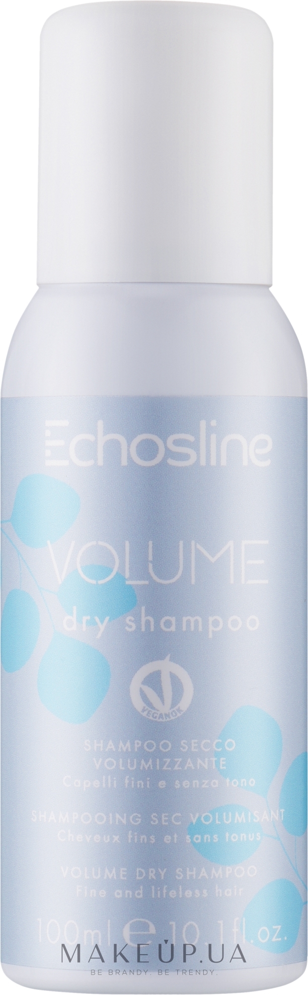 Сухий шампунь для об'єму волосся - Echosline Volume Dry Shampoo — фото 100ml