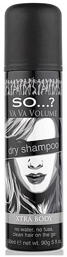 Сухой шампунь с нотами манго, цветов апельсина и ванили - So…? Va Va Volume Dry Shampoo Xtra Body — фото N1