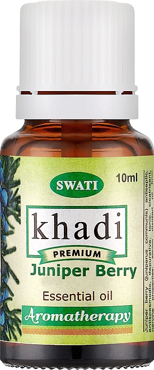 Чиста ефірна олія "Ягода ялівцю" - Khadi Swati Premium Pure 100% Essential Oil Juniper Berry — фото N1