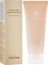 Очищающий гель-скраб для лица - Rootree Cryptherapy Facial Mild Scrub  — фото N1