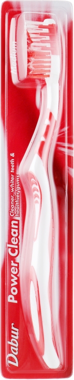 Набор "Оливка", красная - Dabur Herb`l (toothbrush/1шт + toothpaste/150g) — фото N3