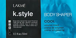 Духи, Парфюмерия, косметика Крем для придания объема - Lakme K.style Cool Body Shaper (пробник)