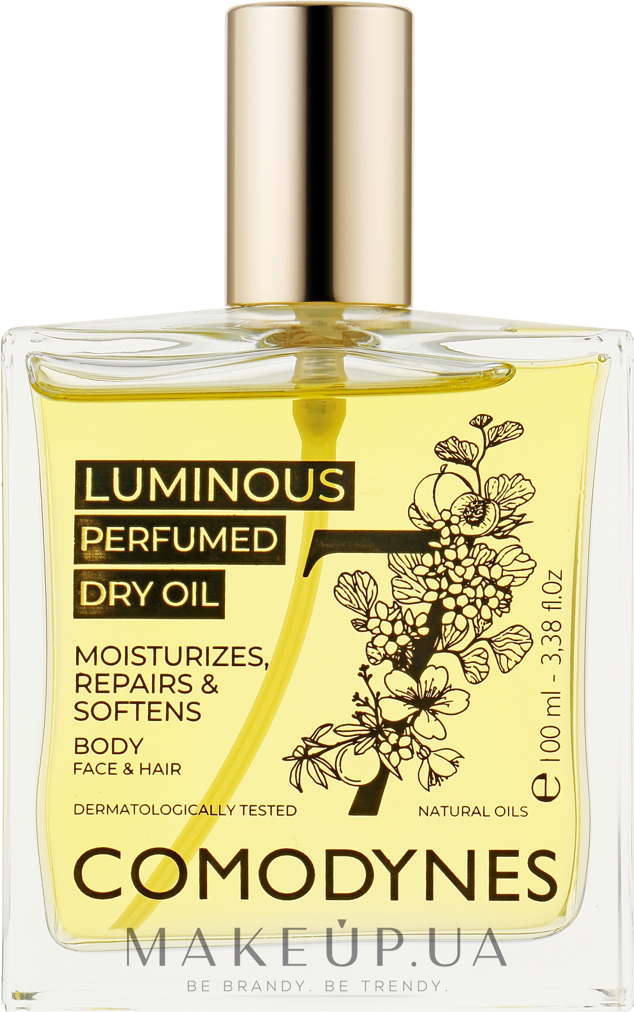 Парфумована олія для сяйва шкіри для обличчя й тіла - Comodynes Luminous Perfumed Dry Oil — фото 100ml