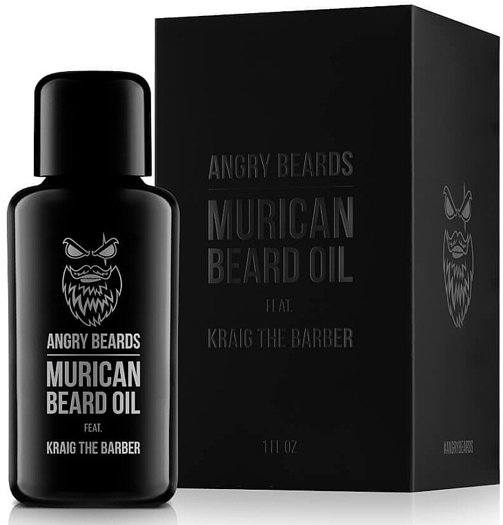 Олія для бороди - Angry Beards Murican Beard Oil — фото N1