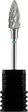 Парфумерія, косметика Фреза твердосплавна зелена "Полум’я", діаметр 6 мм, довжина 14 мм - Divia DF103-60-G