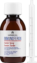 Харчова добавка для підтримки імунітету дітей, у сиропі - Cantabria Labs Inmunoferon Junior Syrup — фото N1