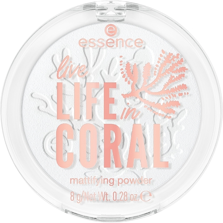 Матирующая пудра для лица - Essence Live Life In Coral Mattifying Powder — фото N2