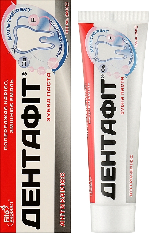 Зубна паста "Дентафіт антикарієс" - Fito Product — фото N2