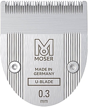 Ніж для машинки 1584-7280, U-Blade 0,3 мм - Moser — фото N1