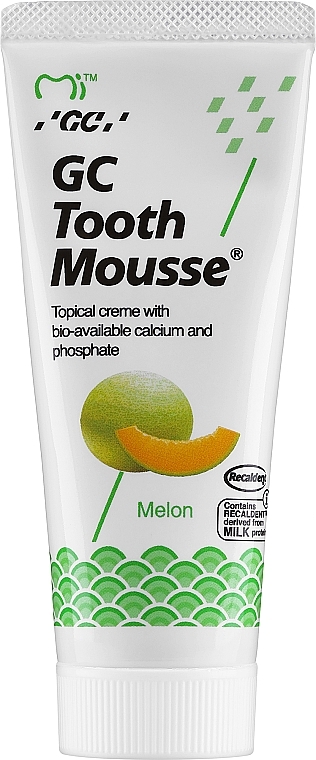Крем для зубів без фтору - GC Tooth Mousse Melon — фото N1