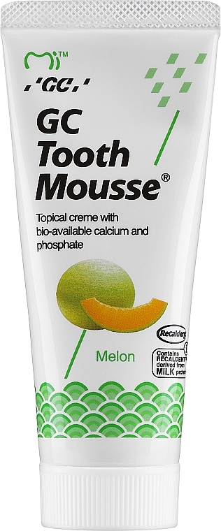 Крем для зубов без фтора - GC Tooth Mousse Melon — фото N1