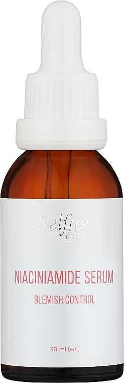Сироватка для обличчя з ніацинамідом - Selfie Care Niaciniamide Serum  Blemish Control — фото N1