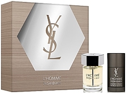 Парфумерія, косметика Yves Saint Laurent L'homme - Набір (edt/100ml + deo/75g)