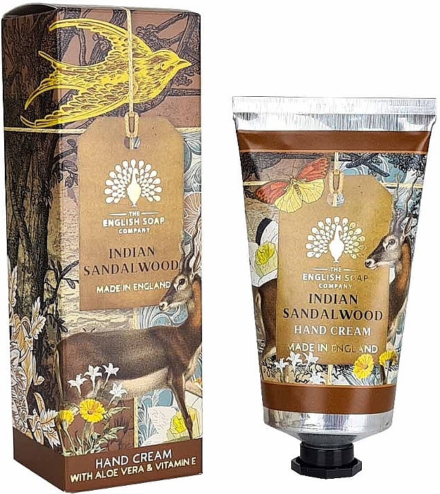 Крем для рук "Індійське сандалове дерево" - The English Soap Company Anniversary Indian Sandalwood Hand Cream — фото N1