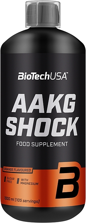 Харчова добавка з амінокислотами "Апельсин" - BioTechUSA AAKG Shock Extreme — фото N1