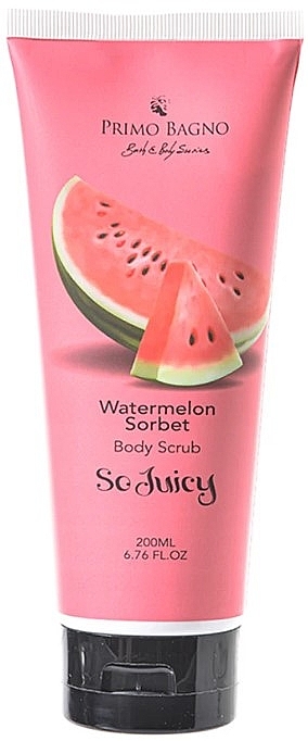 Скраб для тіла "Кавуновий сорбет" - Primo Bagno Watermelon Sorbet Body Scrub (туба) — фото N1