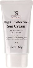 Духи, Парфюмерия, косметика Крем солнцезащитный - Secret Key UV CUT High Protection Sun Cream