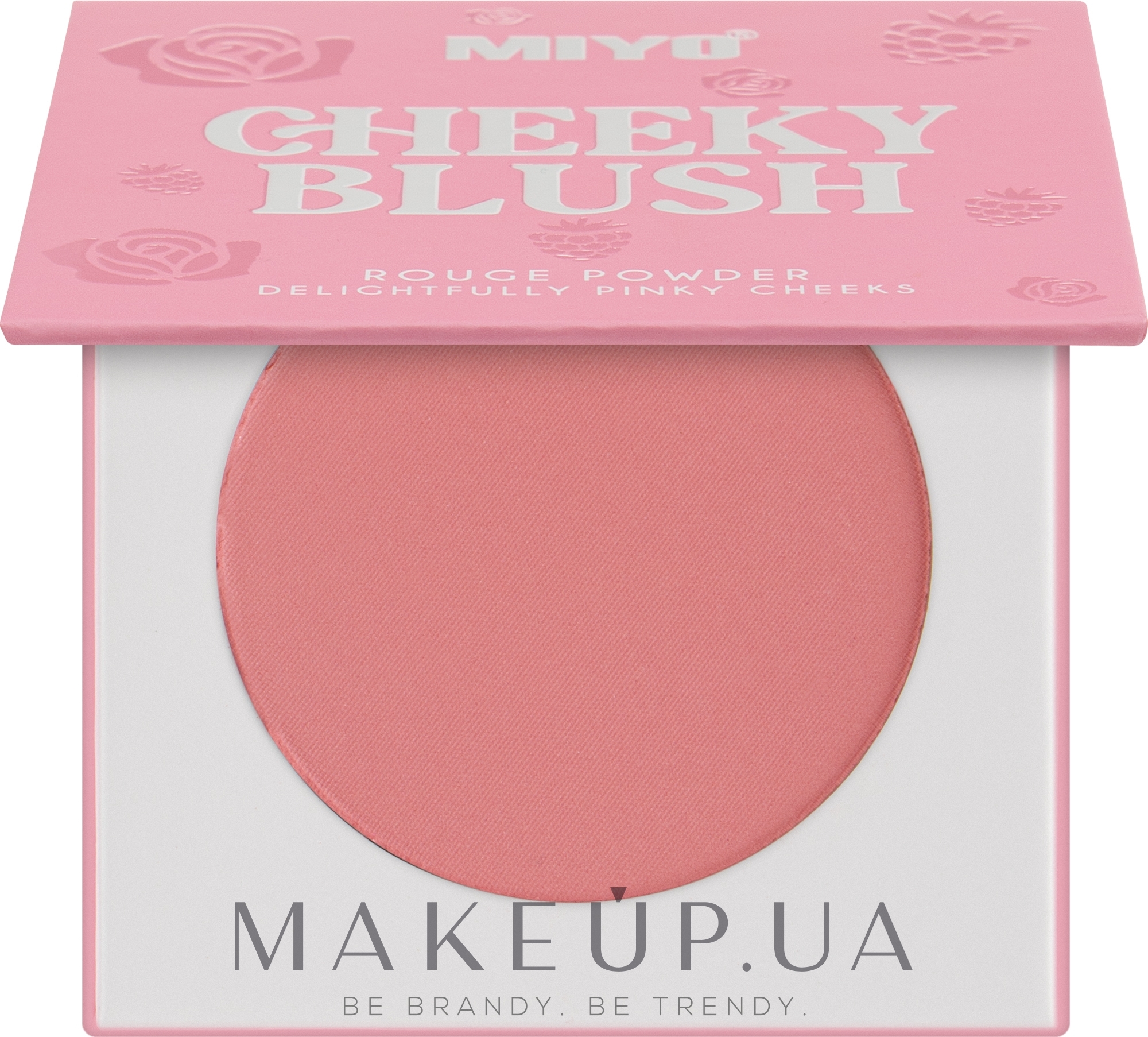Румяна - Miyo Cheeky Blush Rouge Powder Delightfully Pinky Cheeks — фото 01 - Its True