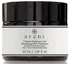 Антивозрастной обновляющий крем для лица - Avant Ultimate Hyaluronic Acid Resurfacing DUO Moisturiser — фото N2