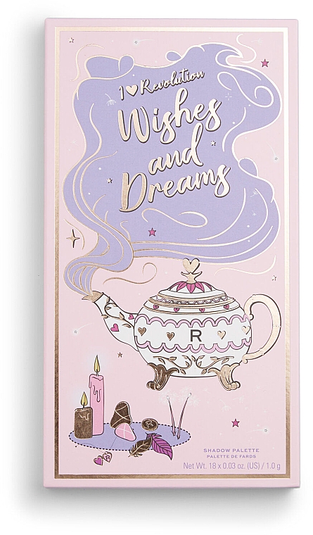 Палетка теней - I Heart Revolution Book of Spells Wishes and Dreams Eyeshadow Palette — фото N4