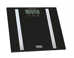 Весы напольные, стеклянные, черные - Teesa Bathroom Scale Body Analyser TSA0802 — фото N1