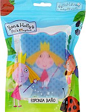 Мочалка банная детская, Princess Holly, голубая - Suavipiel Ben & Holly's Bath Sponge — фото N3
