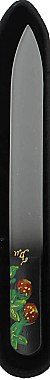 Скляна пилочка 95-1152, з ручним розписом, "Ягода", 115 мм - SPL — фото N1