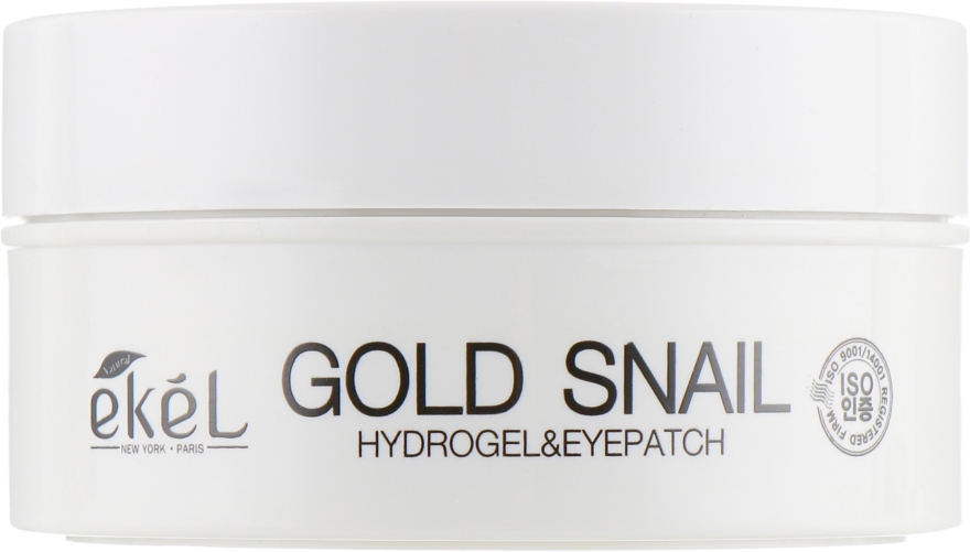 Гидрогелевые патчи под глаза с золотом и муцином улитки - Ekel Ample Hydrogel Eyepatch — фото N2