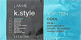 Бальзам для укладки - Lakme K.style Cool Top-Ten (пробник) — фото N1