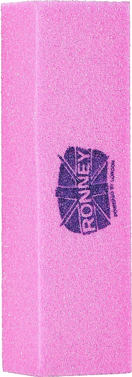 Баф полировочный RN 00499, розовый - Ronney Professional Nail Buffer Block — фото N1