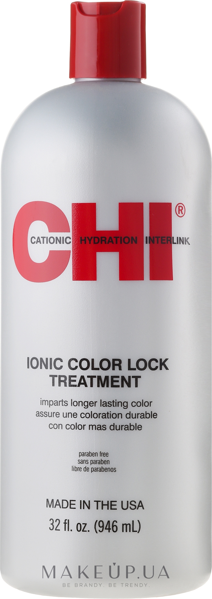 Маска-нейтралізатор хімічних залишків - CHI Ionic Color Lock Treatment — фото 946ml