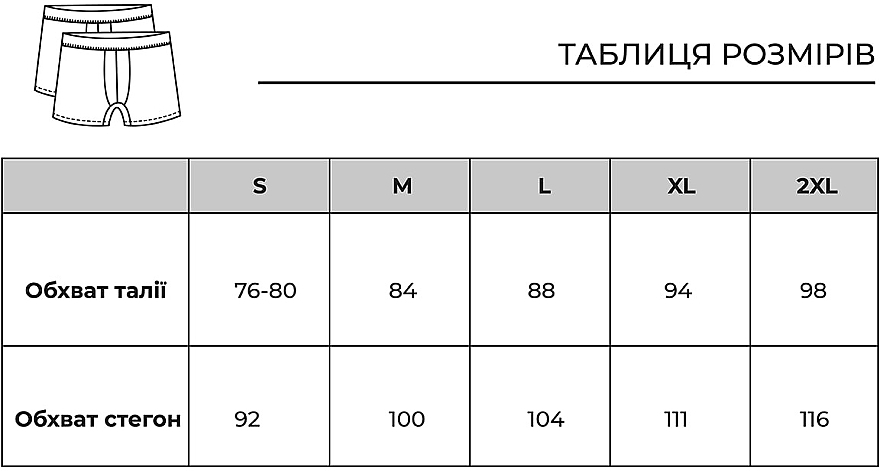 УЦІНКА Труси-шорти чоловічі з бавовни, білі в блакитну клітинку - German Volf * — фото N3