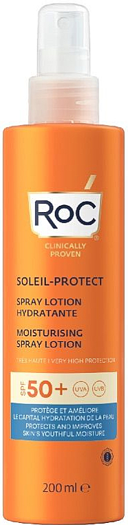 Увлажняющий лосьон-спрей - RoC Solein Protect Moisturising Spray Lotion SPF 50 — фото N1